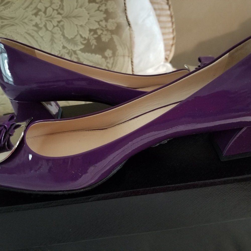 Prada, Size 7.5, Purple